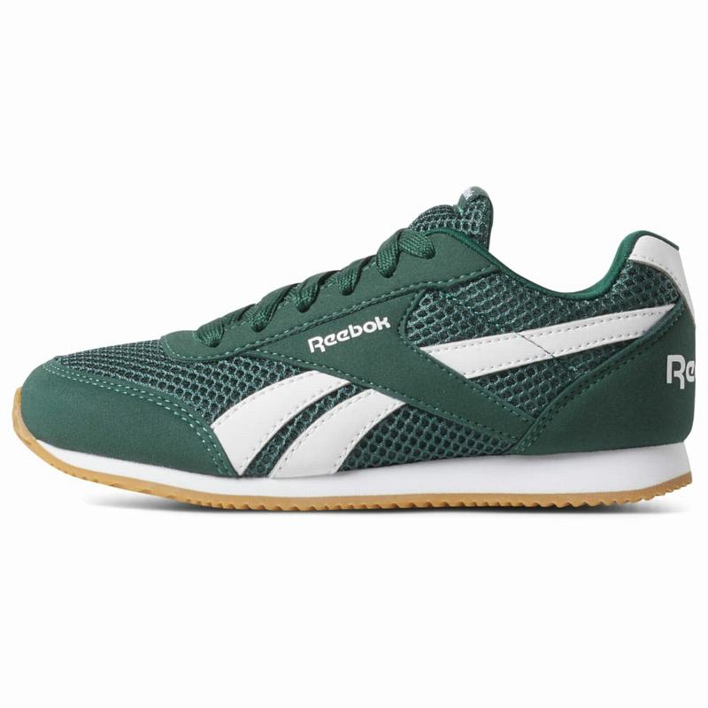 Reebok Royal Classic Jogger 2 Tenisky Chlapcenske - Tmavo Zelene/Biele AU6730ZL